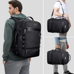 Alternative view of WITZMAN Travel Backpack for Men Laptop Backpack Fit 16 inch Carry-on Bag Airline Approved for Work Traveling(B746 Black)