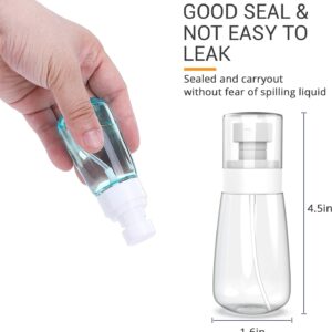 Alternative view of Pack 2 Small Spray Bottle Travel Size 2oz/60ml - Fine Mist Mini Empty Spray Bottles - Leak Proof - for Toners, Face & Hair Mist