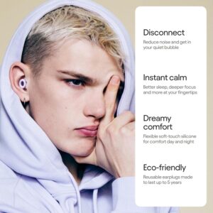 Alternative view of Loop Quiet 2 Ear Plugs - Ultra-Comfy Reusable Noise-Reducing Earplugs for Sleep, Deep Focus, Travel, Sensitivity | Flexible Hearing Protection | Customizable Fit | 24dB (SNR) Noise Reduction
