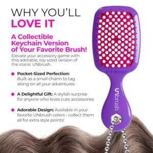 Alternative view of FHI Heat UNbrush Keychain Super Mini Hair Brush — Collectible Miniature Charm for Bags and Keys — Accessory for Beauty Lovers