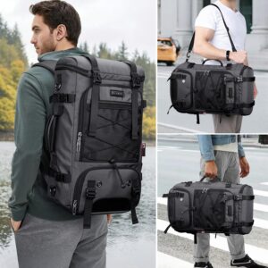 Alternative view of WITZMAN Travel Backpack for Men Large 3 in 1 Convertible Airline Approved Carry-on Luggage Backpack(B715 Silvery Grey)